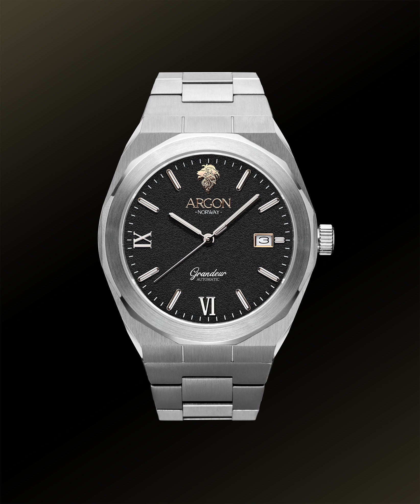 Grandeur Automatic – Grainy Deep Black